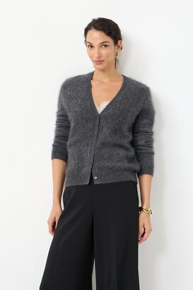 Cardigan aus Mink Wash Cashmere