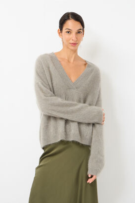 Pullover aus Mink Wash Cashmere 