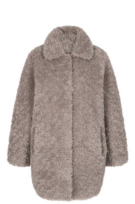Faux Fur Long Jacket