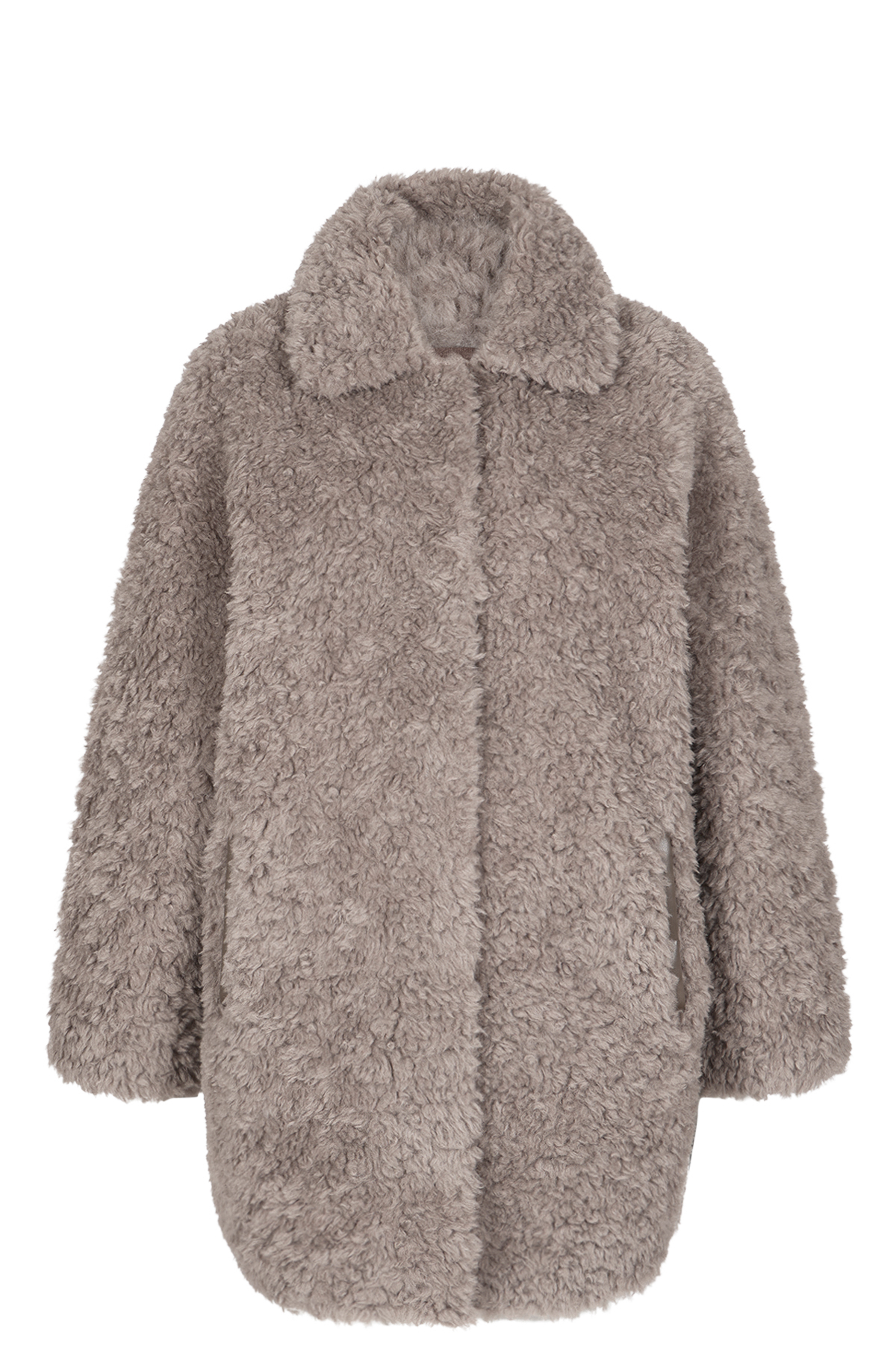 Faux Fur Long Jacket