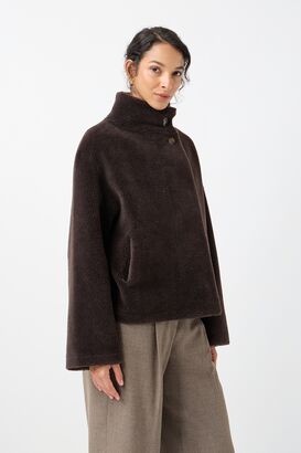 Jacke aus Teddyfell