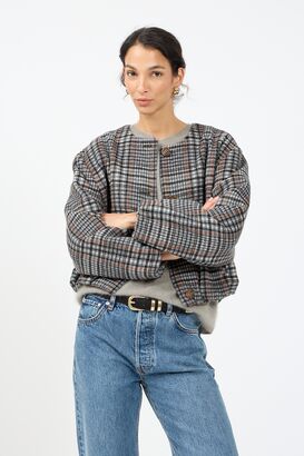 Cropped Bomber Jacke 
