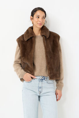 Faux Fur Weste