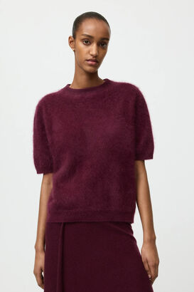 Brushed Short Sleeve Pullover