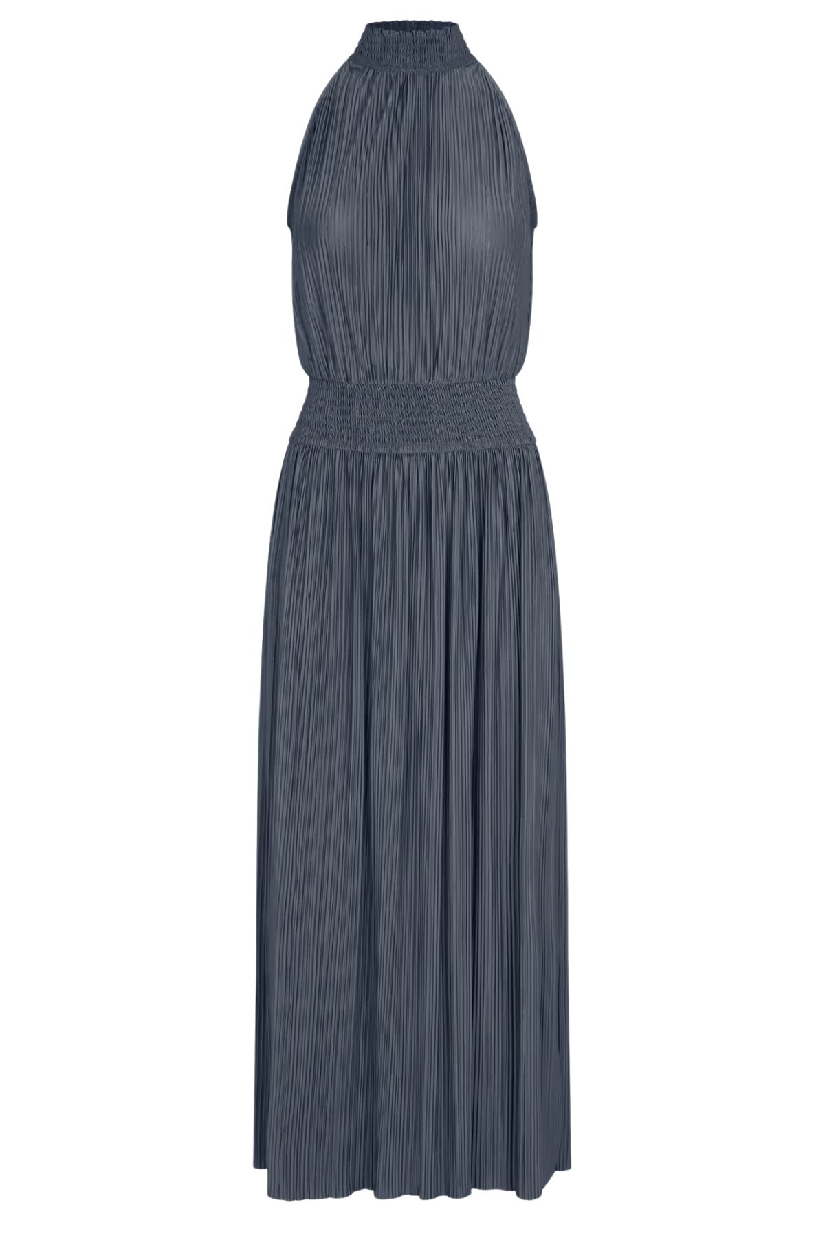 Kleid Uma mit Plisseefalten