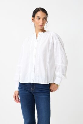 Bluse aus Baumwoll Voile 