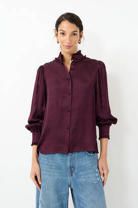 Bluse mit R&uuml;schendetail