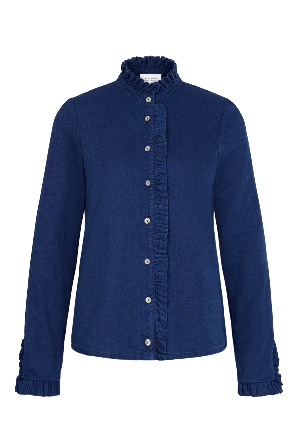 Bluse mit Stehkragen