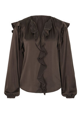 Bluse aus Seidenstretch