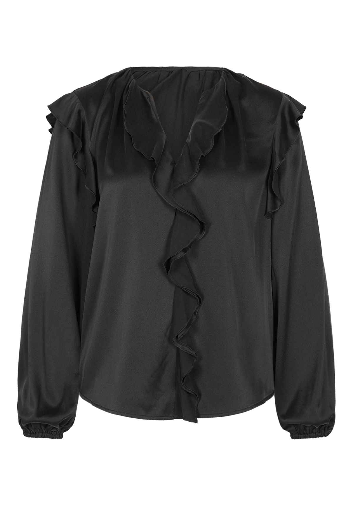 Bluse aus Seidenstretch
