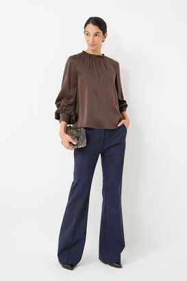 Bluse aus Seidenstretch