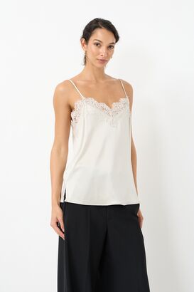 Top aus Seidenstretch