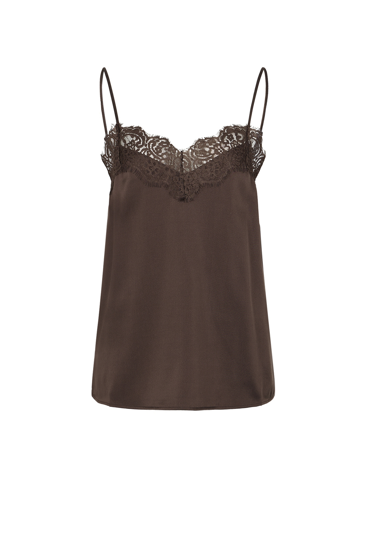 Top aus Seidenstretch