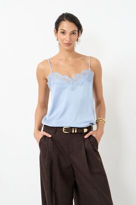 Top aus Seidenstretch