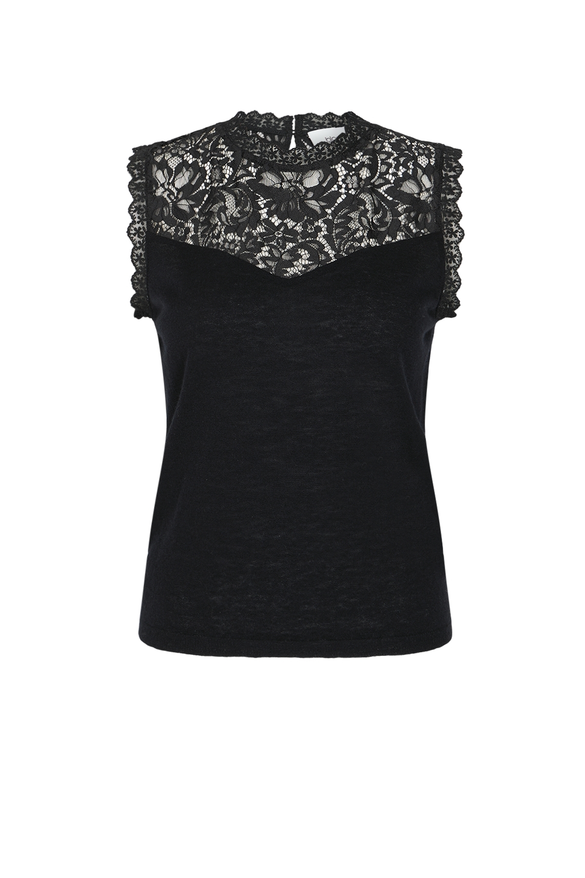 Stricktop mit Spitze