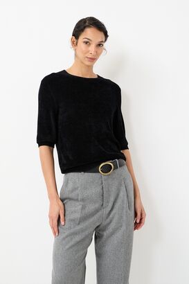 Chenille Knit Pullover