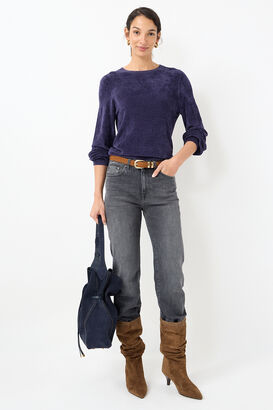 Chenille Knit Pullover