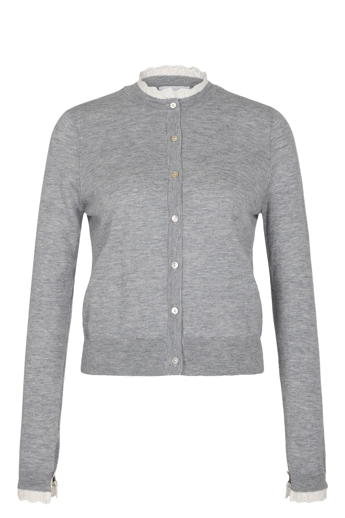 Cardigan mit Spitze