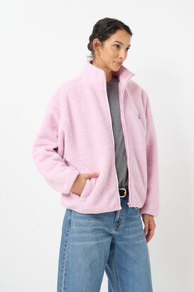 Jacke aus Teddyfleece 