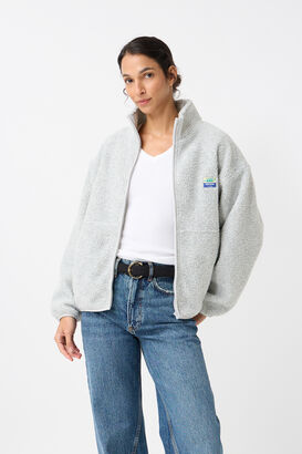 Jacke aus Teddyfleece 