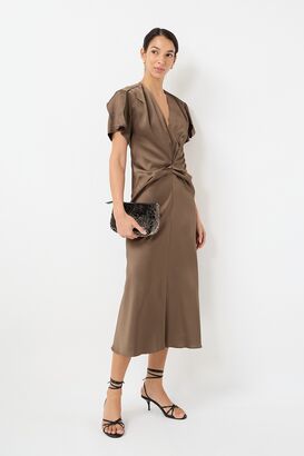 Satin Kleid