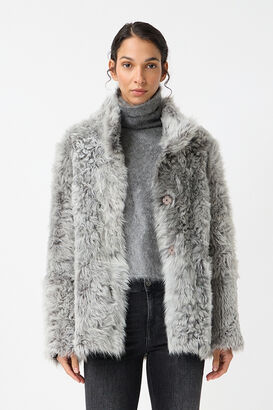 Wendbare Shearling Jacke Nata