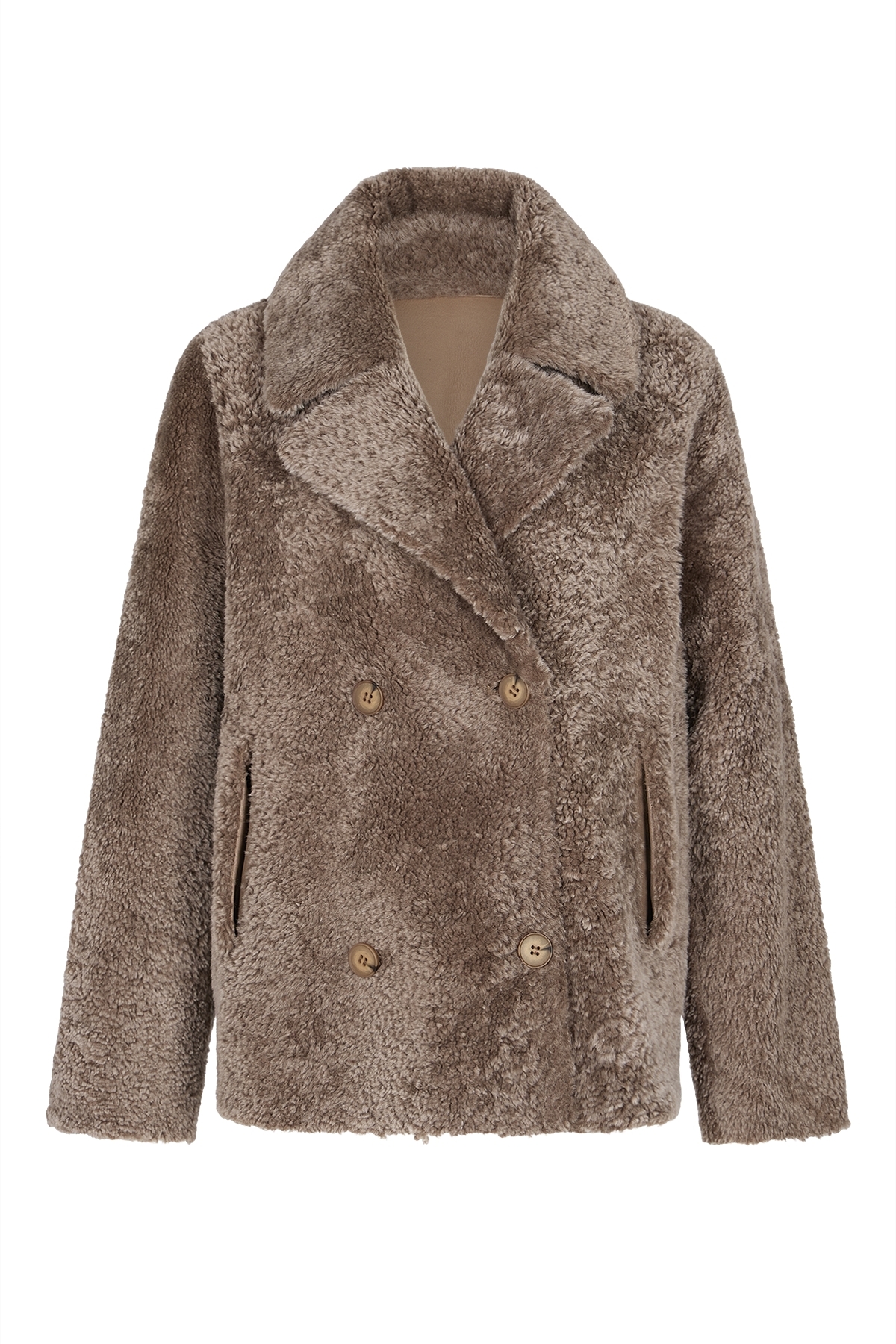 Wendbare Shearling Jacke Aida 