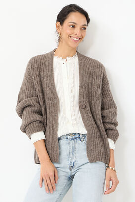 Cardigan aus Baby Alpaka