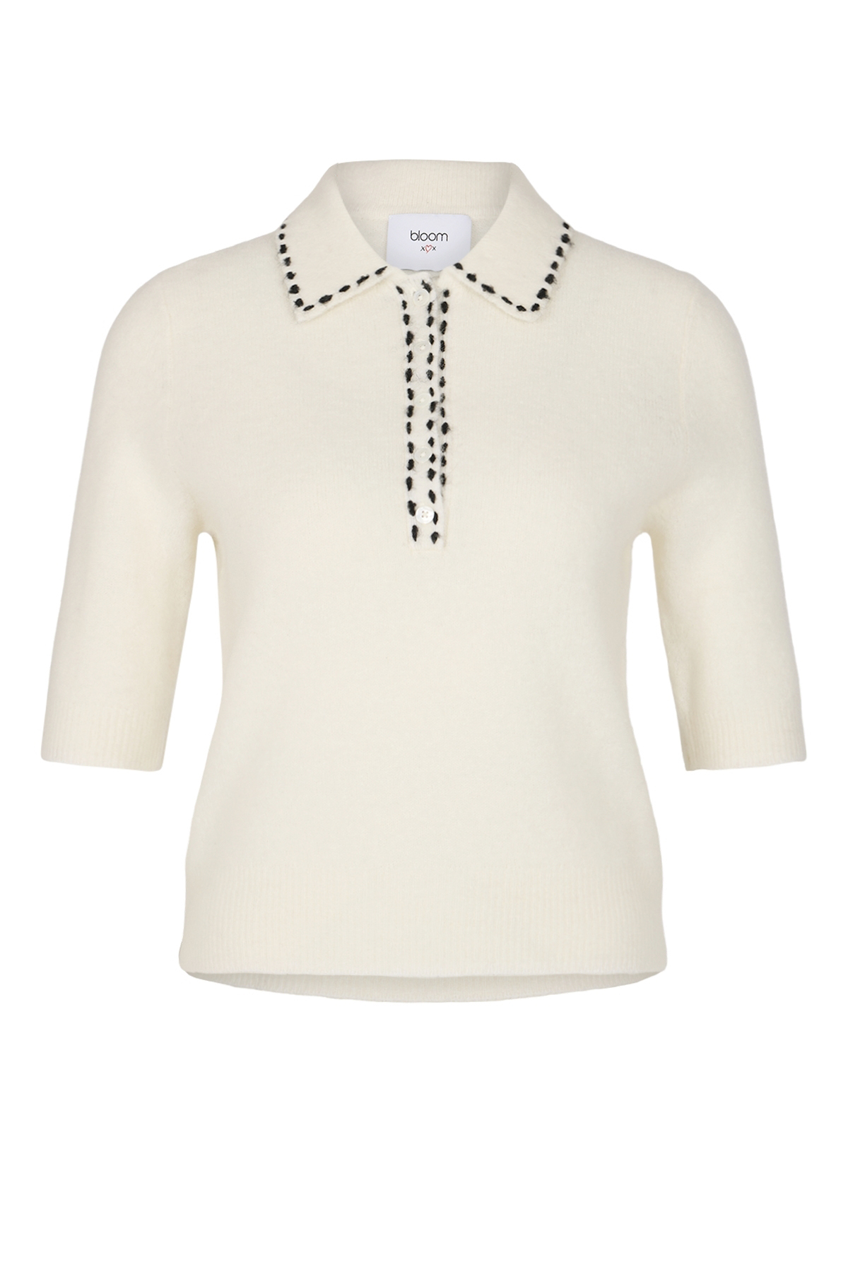 Pullover mit Polokragen