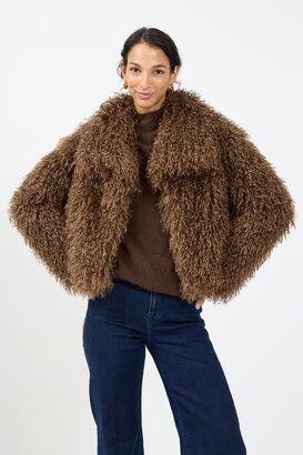 Faux Fur Jacke Mong
