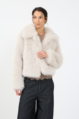 Faux Fur Jacke Silk