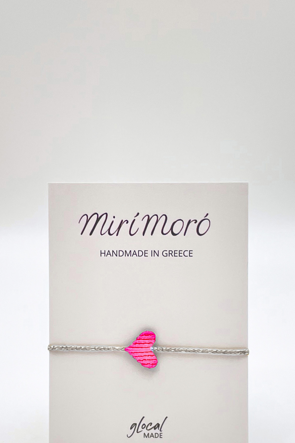 Armband Heart, Neon Pink