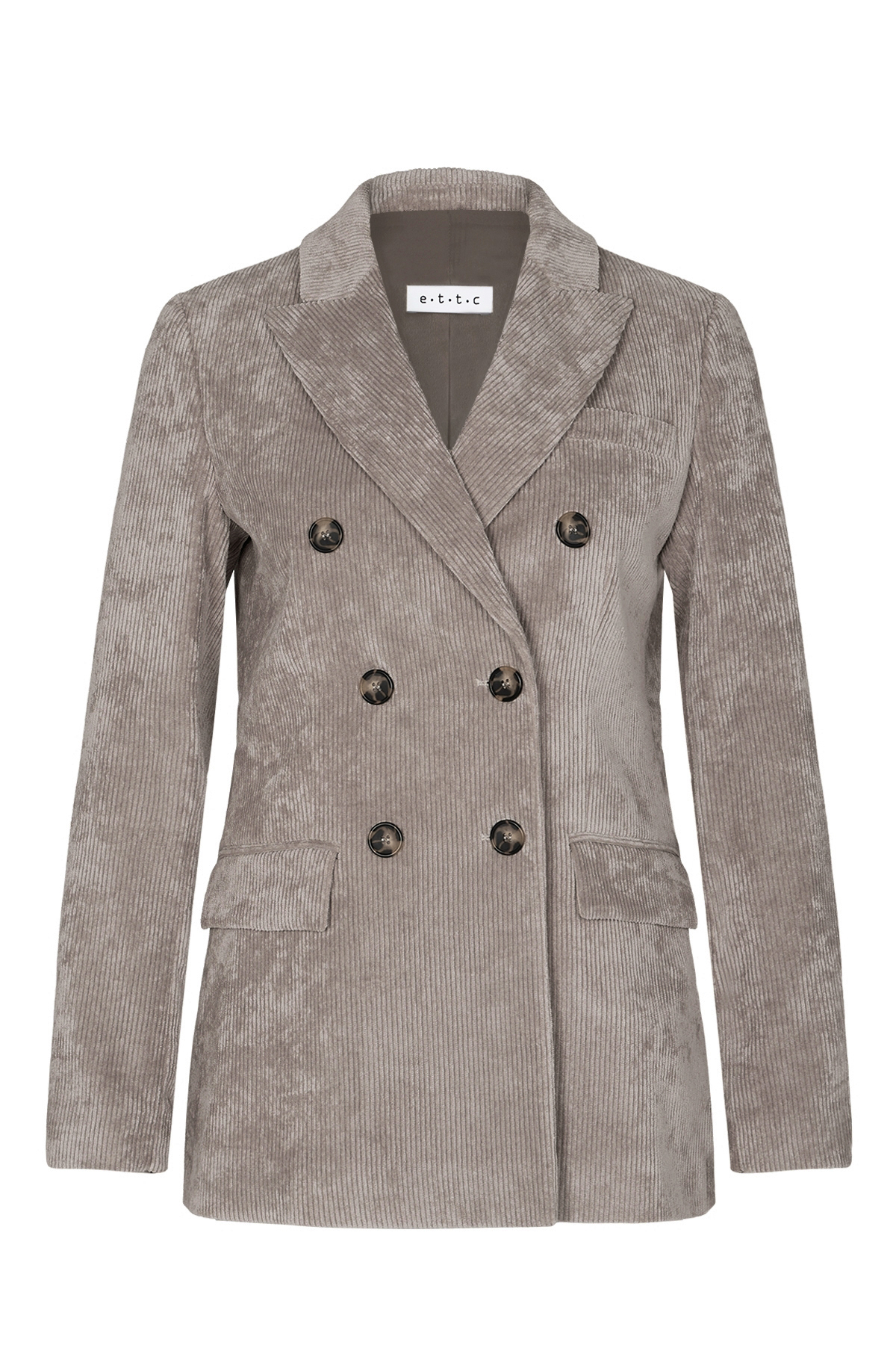 Doppelreihiger Blazer aus Cord